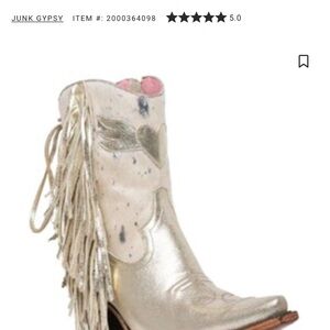 Junk Gypsy Women's Silver Fringe Ankle Boots